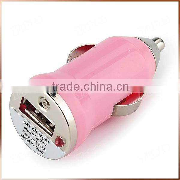 Check-out Counter PDQ Selling Custom Logo Printing Single USB 1A Mobile Phone Car Charger