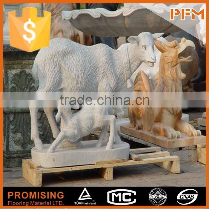 Modern decorative 100% hand-craved natural marble granite monument vase