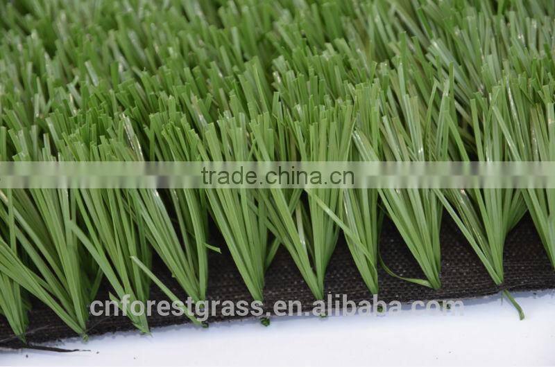 Super resilient fiber soccer artificial grass for heavy traffic use