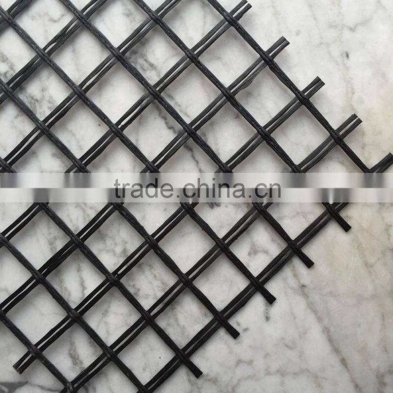 Fiberglass geogrid self adhesive