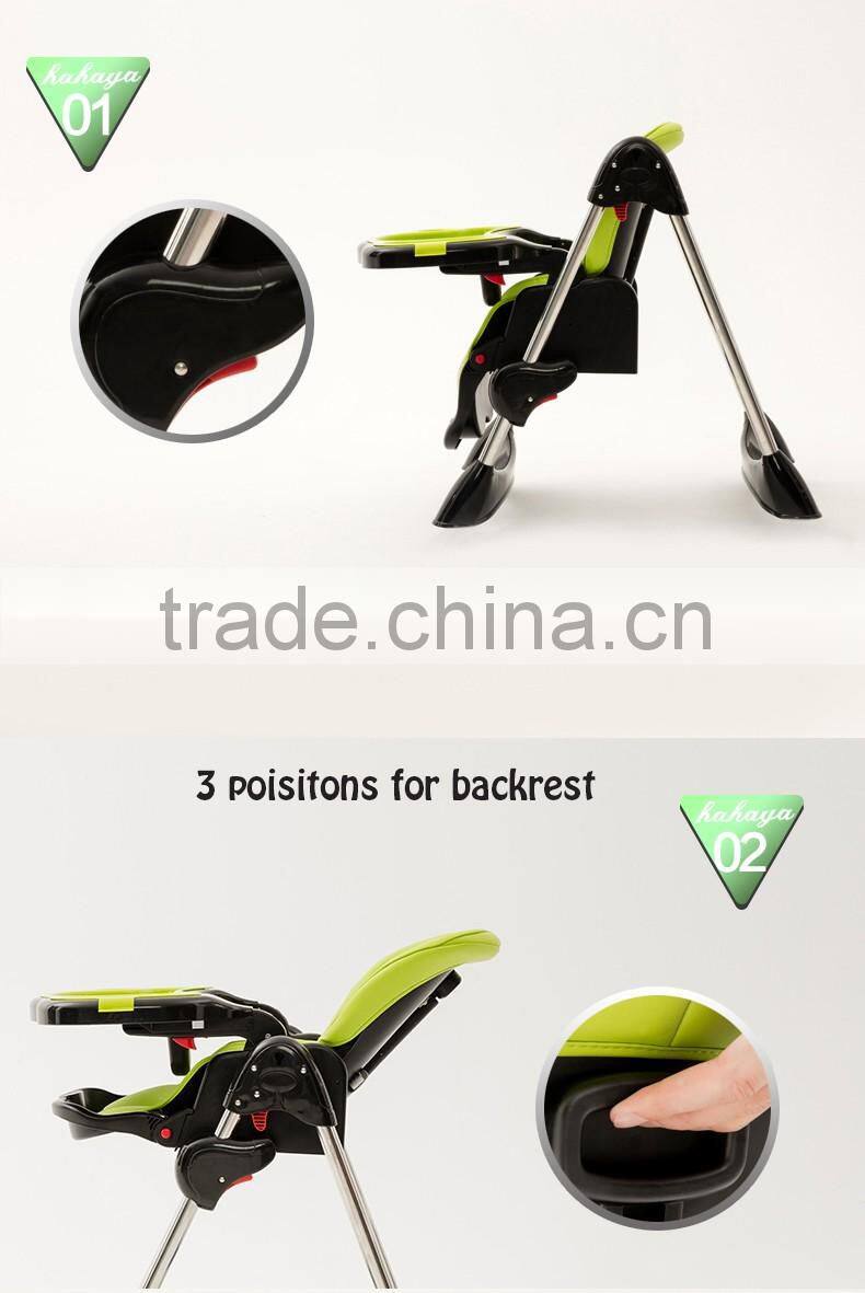 top selling modern high chair for kids hot sale moving baby chair