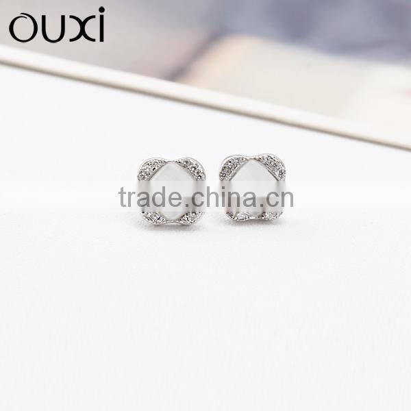 2015 new ear piercing jewelry &ouxi earringsCrystal Y20219