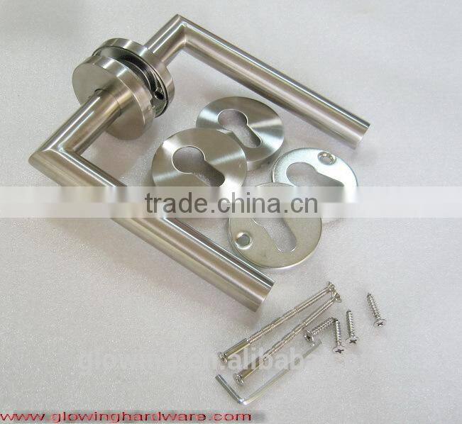 Stainless Steel Tube Lever Door Handle