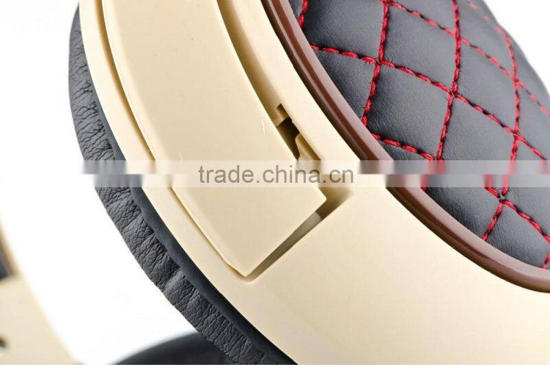 Noise cancelling wired stereo headphone 3.5mm audio jack headband type headphone