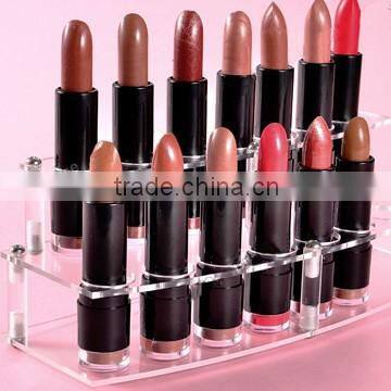 High quality cosmetic display stand lucite cosmetic organizer plexiglass makeup product display