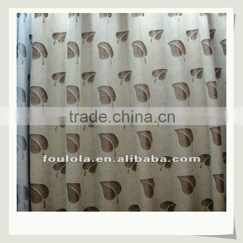 Simple Design European Style Polyester 2.8m Width 170g/m2 Bedroom Curtain Fabric Material