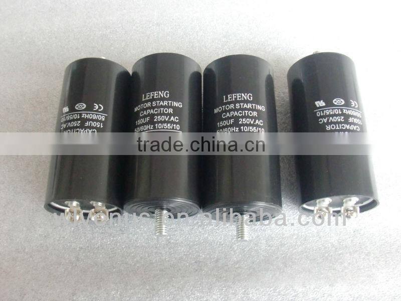 white plastic &auminum shell cbb60 cbb61 cbb65 cd60 series capacitor 5uf-100uf 250vac-450vac