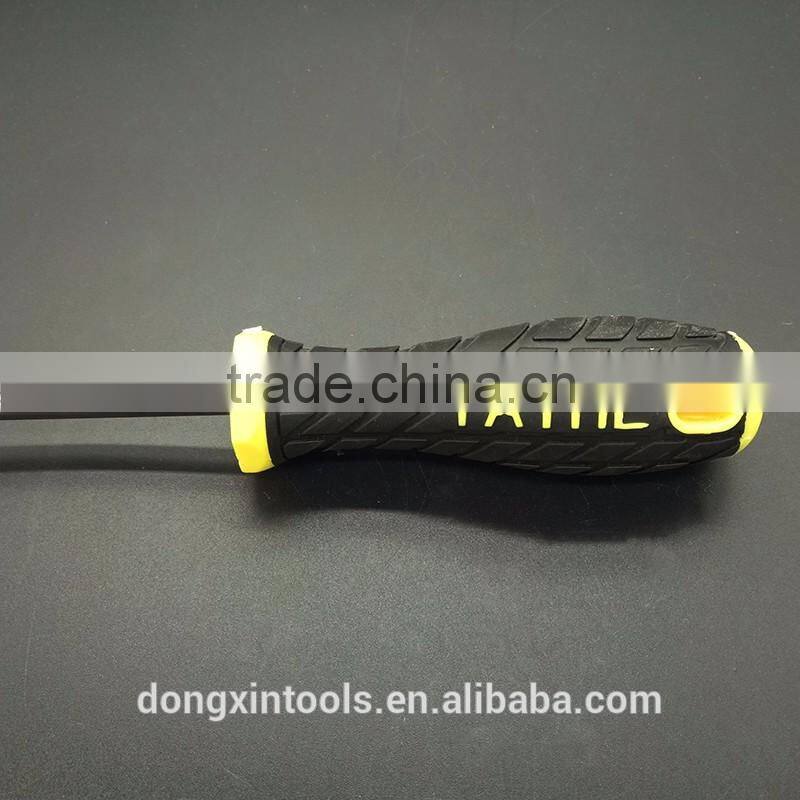 comfortable and rubber coated screwdriver with S2 screwdriver bit