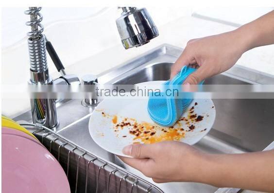 Kitchen gadget Multifunction Ceaning brush,durable brush of silicone