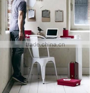 Vintage Industrial Metal Cafeteria Stool