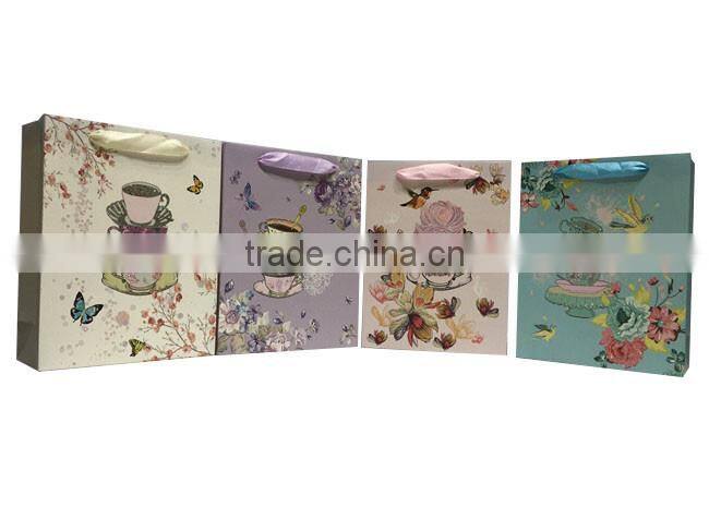 2015 The Most Popular Cup Design Personalized Paper Gift Bags