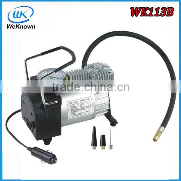 12 volt DC car inflation pump/mini car air compressor