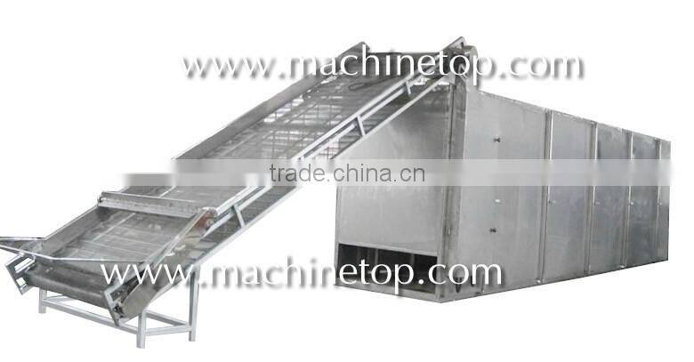 Straight Blowing Type Conveyor Dryer/The most advanced/professional direct blowing diced onion/banana chips dryer