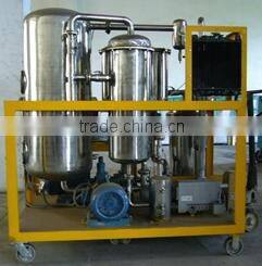 Latest model of vacuum Phosphate ester fire-resistant oil purifier/degenerative fire-resistant oil treat and regenerate machine