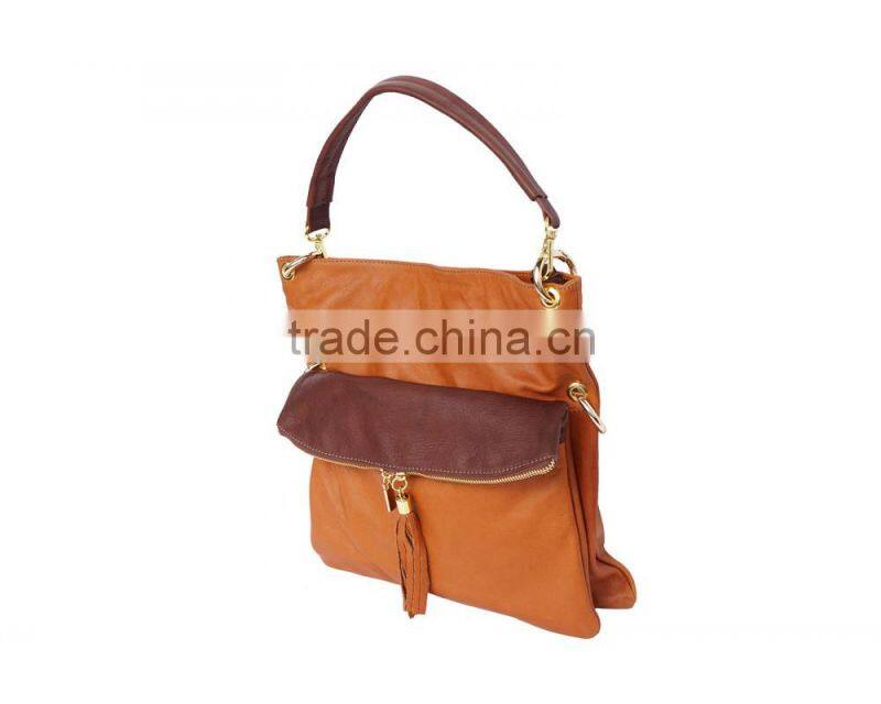 Hobo bag with long strap handbags italian bags genuine leather florence leather fashion