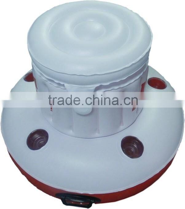 inflatable plastic pvc ice bucket with lid for party