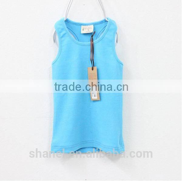 Wholesale 2015 Custom plain Tee Children Clothing for Summer