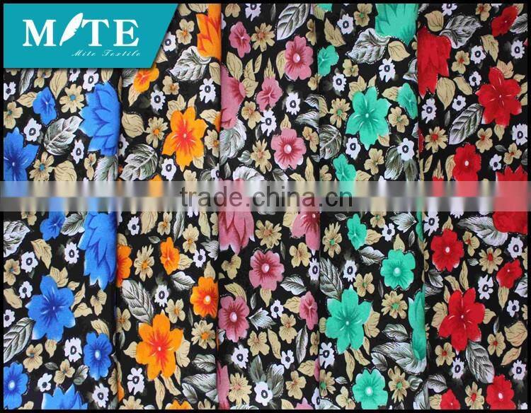 polyester viscose cotton spandex single jersey sportswear fabrics