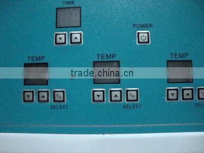 Three zone far infrared heated blanket for body shaping