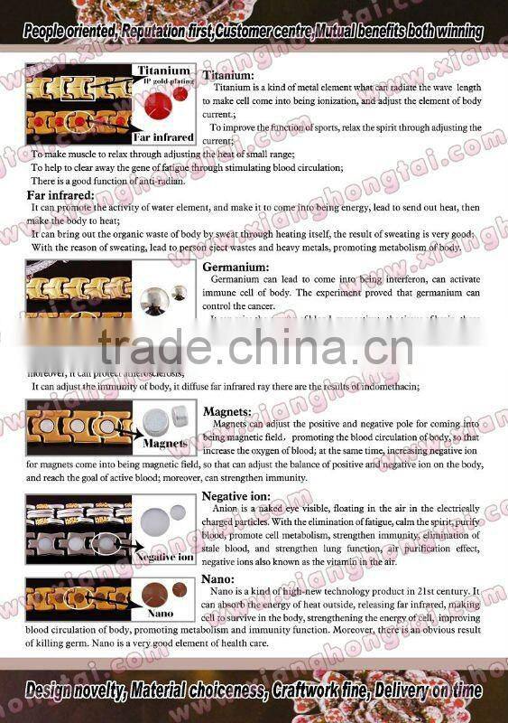 fashion women stainless steel crystal cuff bangle bracelet strong healthy energy bio magnetic jewelry