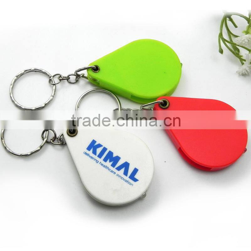 Magnifying glass toys gift keychain magnifier