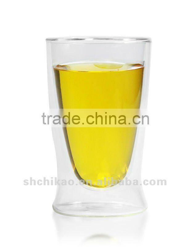 double walled beer glass mug