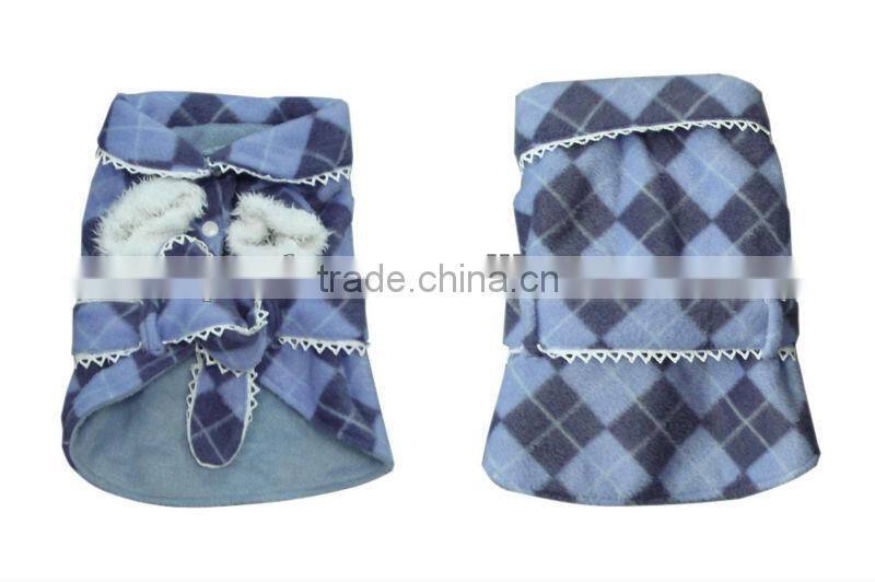 Wholesale pattern fleece dog coats