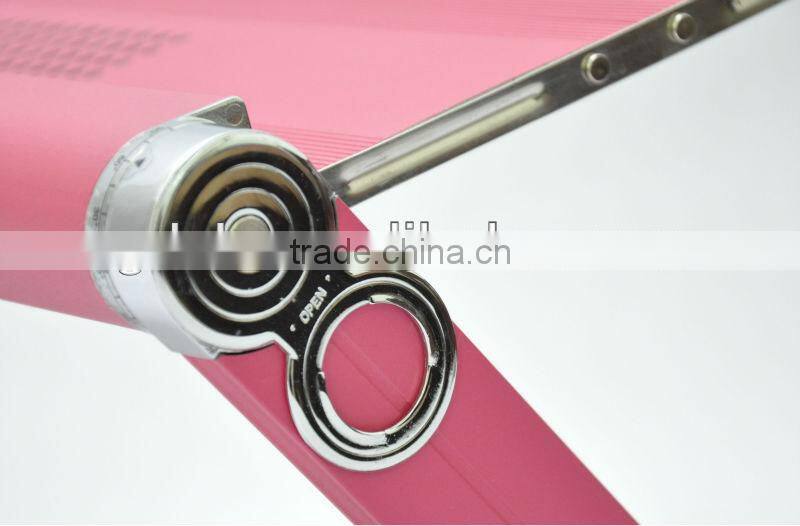 Portable Metal Folding Desk Mobile Standing Desk with Mouse PAD in Bed