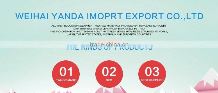 disposable sanitary products pet dog diaper with good price