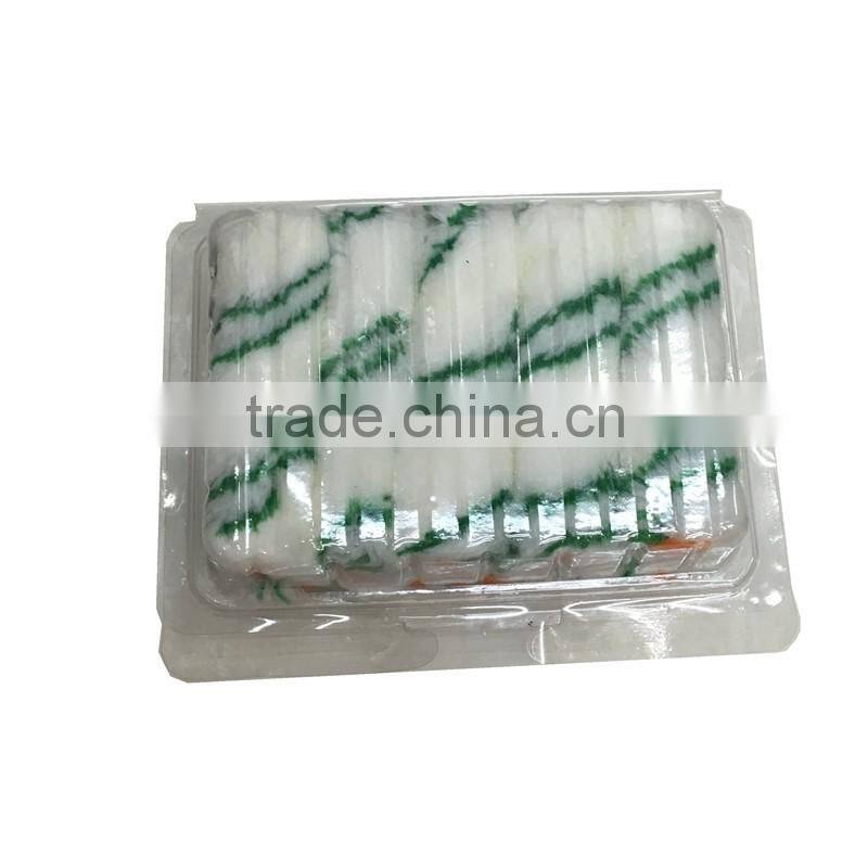 4" good qulilty mini roller brush with plastic handle