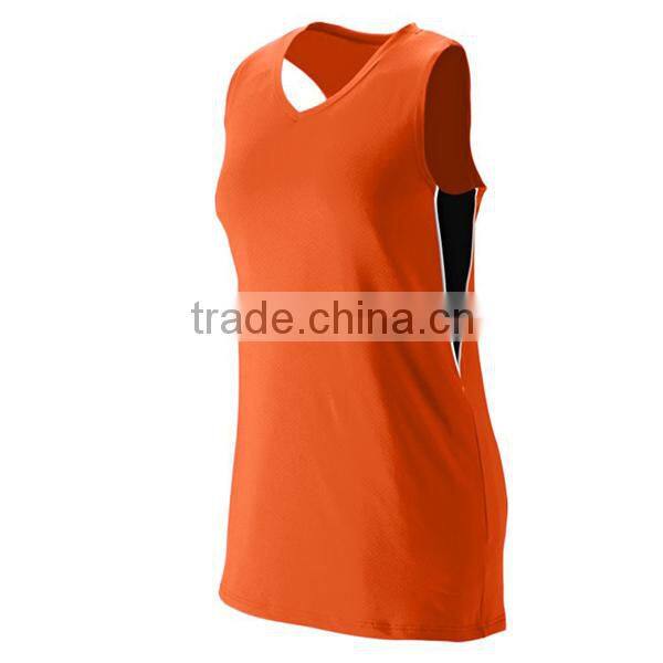 hot sale women sleeveless acid green beach volleyball jerseys