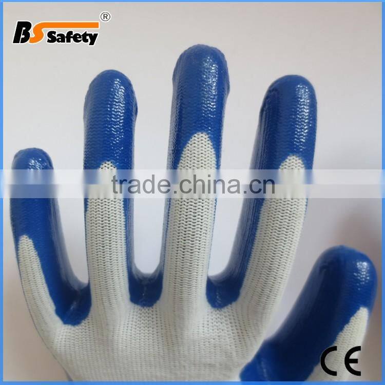 BSSAFETY guage rubber garden gloves and working gloves
