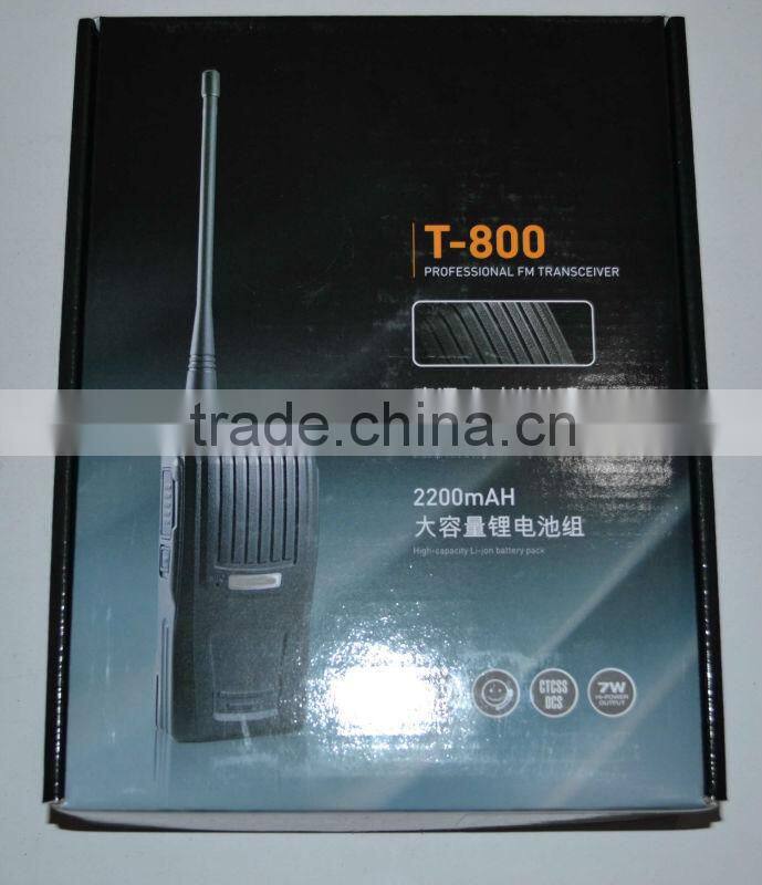 T-800 VHF UHF two way radio with CE approval