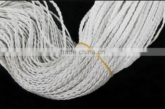 Wholesale custom color 6mm leather cord for jewelry