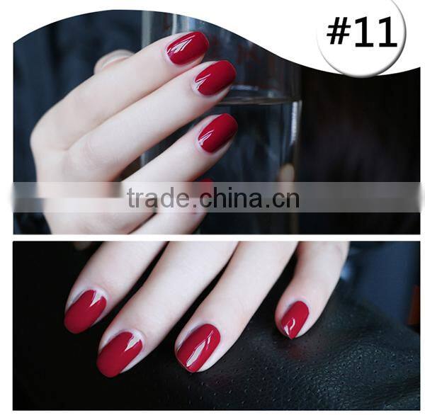 2016 new fashion 10ml UV LED Soak Off nail art UV gel polish red wine gel polish