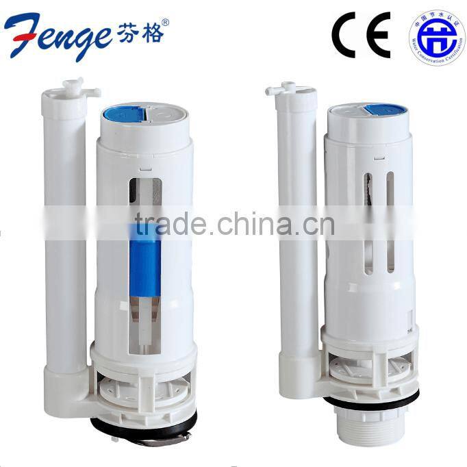CE certificate non electric dual toilet flush valve types