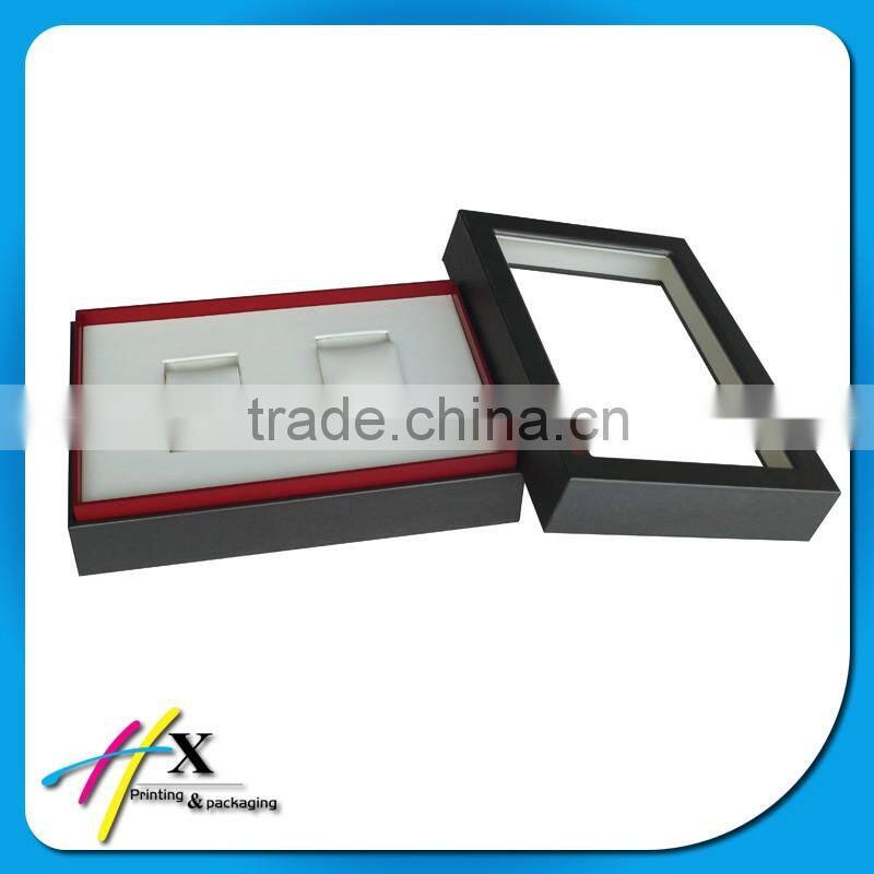 Top & Bottom Wooden Watch Box