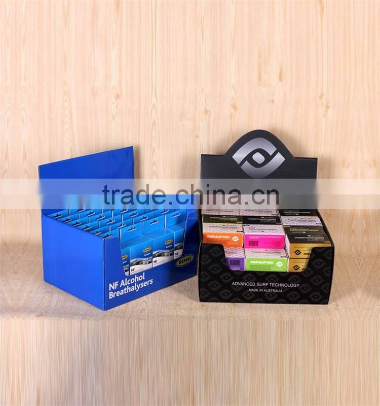 Customized Cardboard Counter display boxes corrugated display box