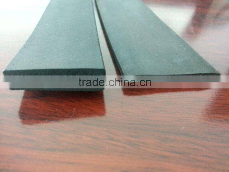 extrusion flat EPDM sponge foam strips/rubber sheet