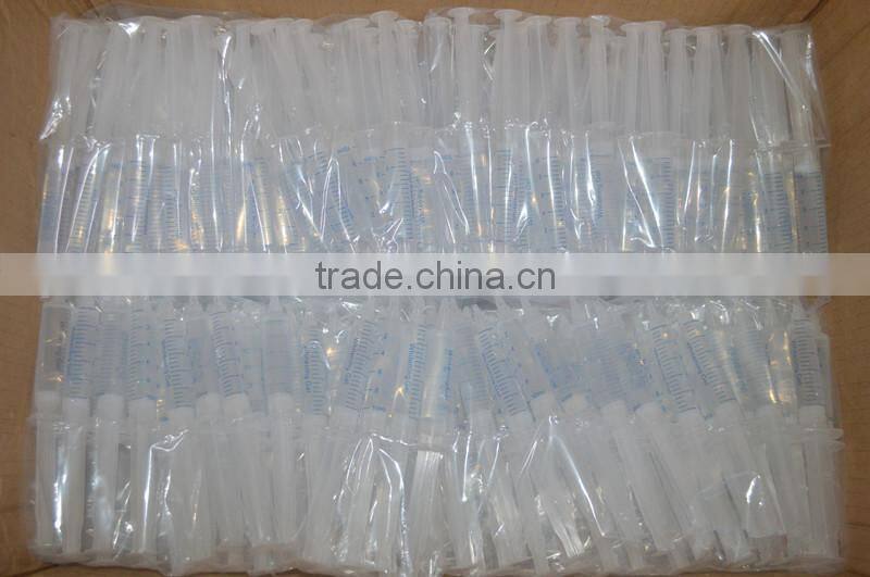 teeth whitening gel with CP HP or non-peroxide for bleaching tooth