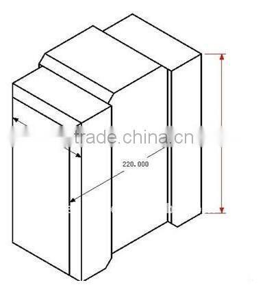 Clay interlocking brick making machine SY1-20 with free mixer behind famous in Africa