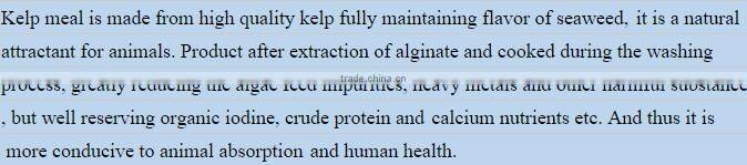 Seaweed Powder Type and Cattle,Aquatic,Horse,Chicken,Dog,Pig,Fish Use Seaweed Kelp Meal