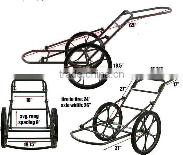 Hot sale steel material hunting deer cart