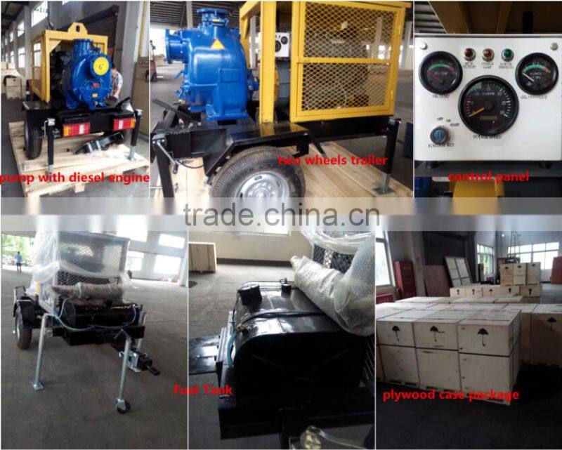 4 inch high capacity sewage pump with tank (JT)