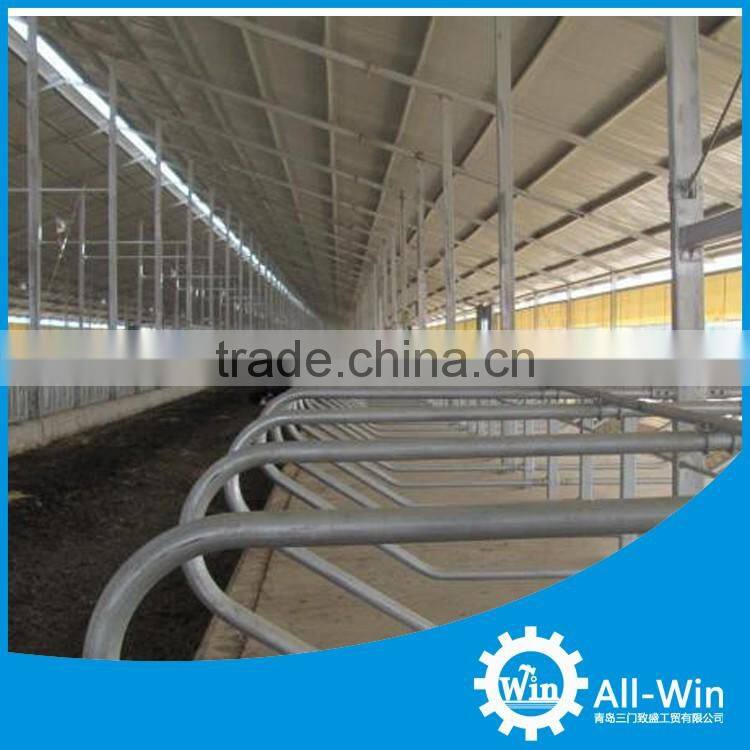 double side cattle equipment cattle cow free stall for double side