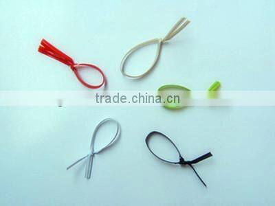 Food packing single wire metallic twist tie