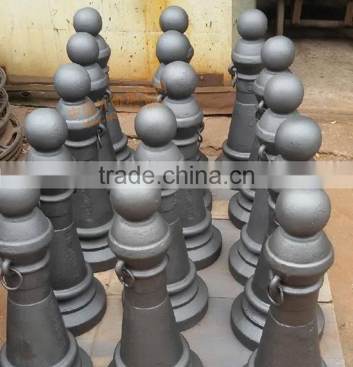 Cast iron steel traffic bollard