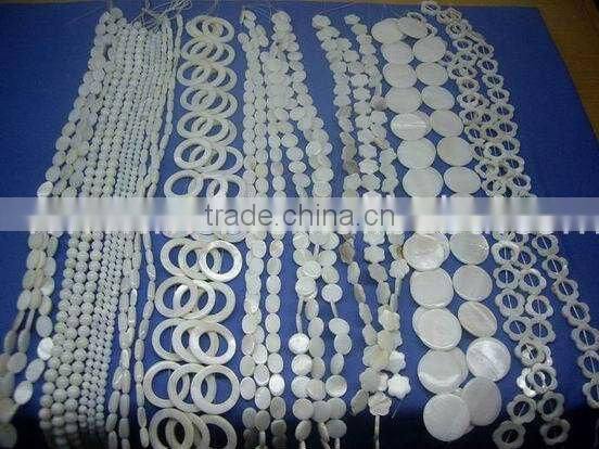 natural chinese river shell drop shape beads