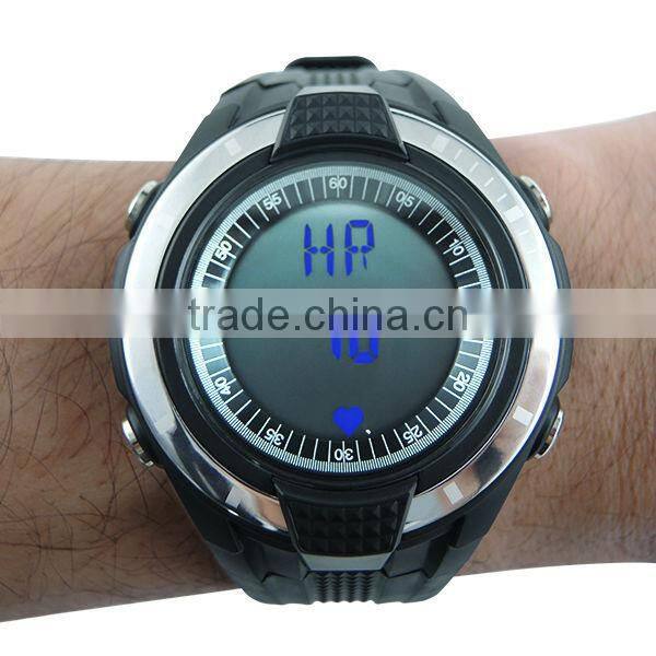 Heart Rate Monitor Pedometer step counter Fat Calories Count Exercises Belt Sports Watch Sleep Mode Indicator 40~240bpm HRM