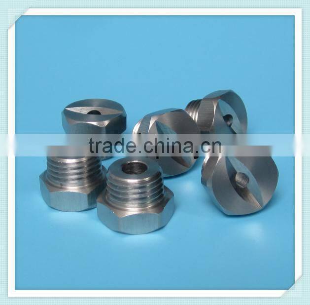 Stainless steel ss or brass or pp plastic flat fan water veejet spray nozzle